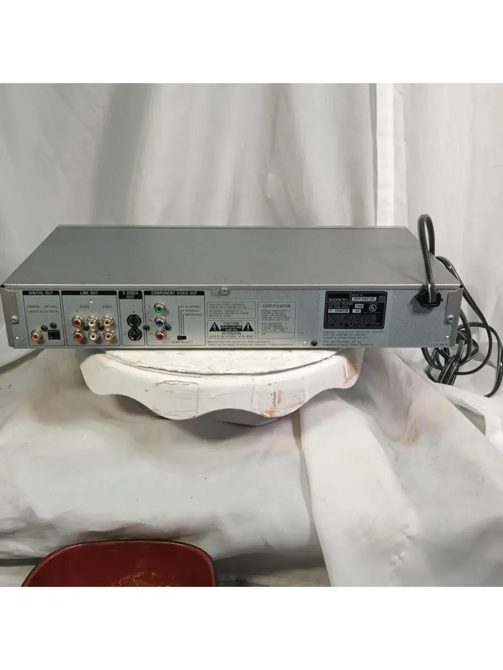 Sony DVP-NS715P Progressive Scan DVD CD Player Silver MP3 Playback Tested Works